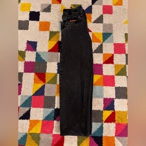 Empyre waist 24” black washed denim jeans